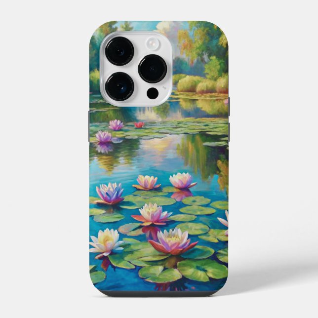 Coque iPhone Lilies in the River (Verso)
