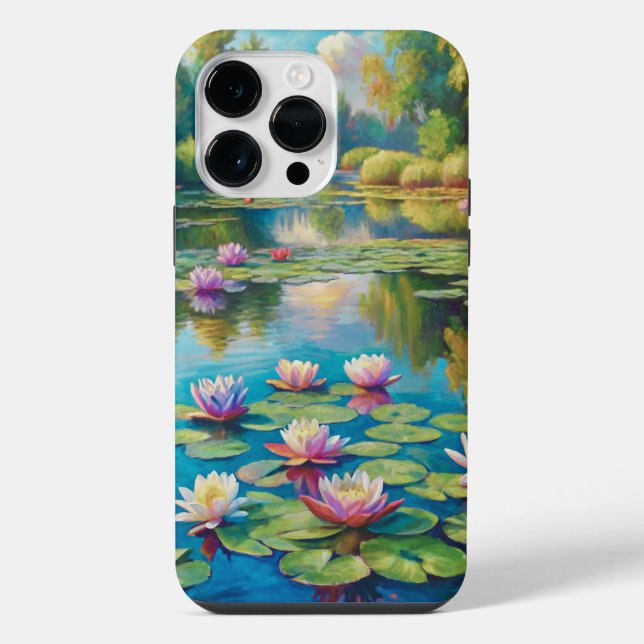 Coque iPhone Lilies in the River (Verso)