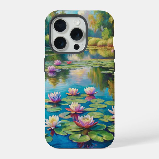 Coque iPhone Lilies in the River (Verso)