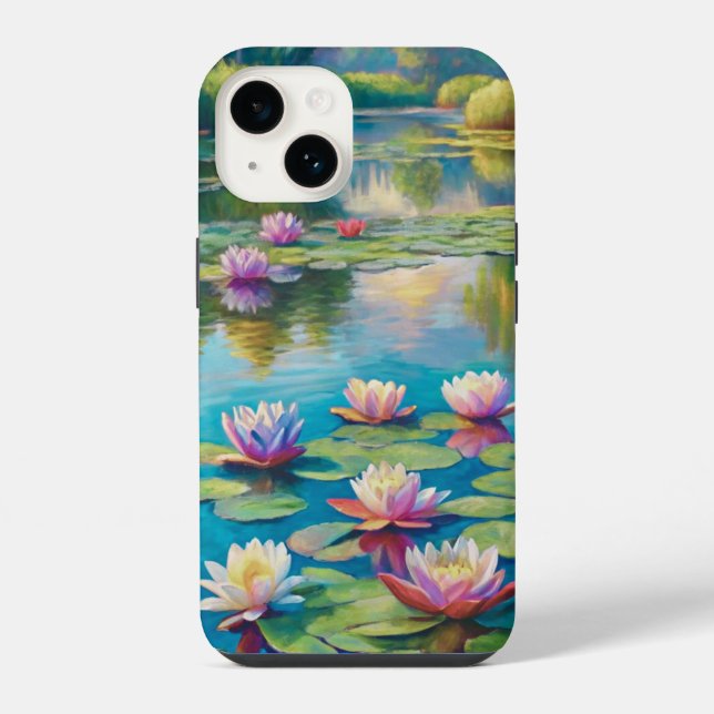 Coque iPhone Lilies in the River (Verso)