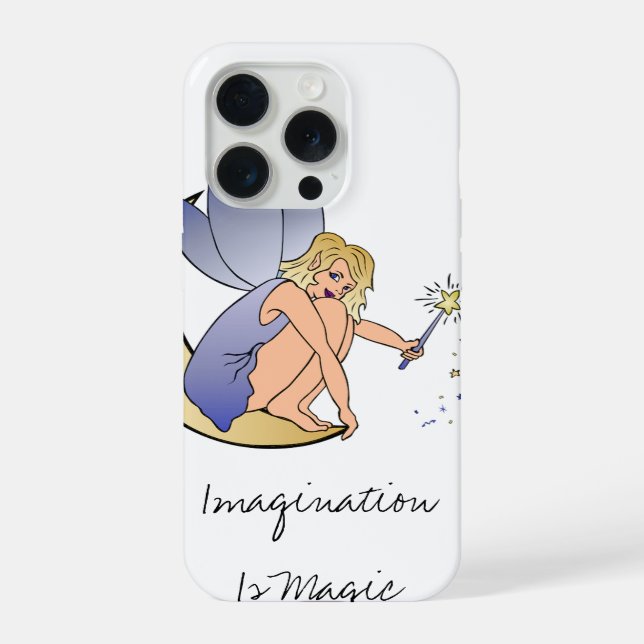 Coque iPhone L'imagination est la fée magique (Verso)
