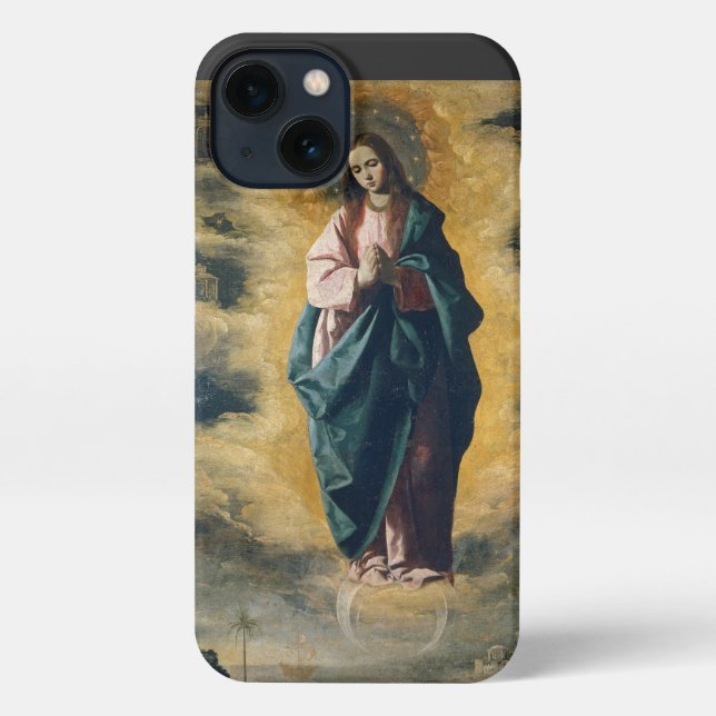 Coque iPhone L'Immaculée Conception Radiance Céleste Art (Verso)