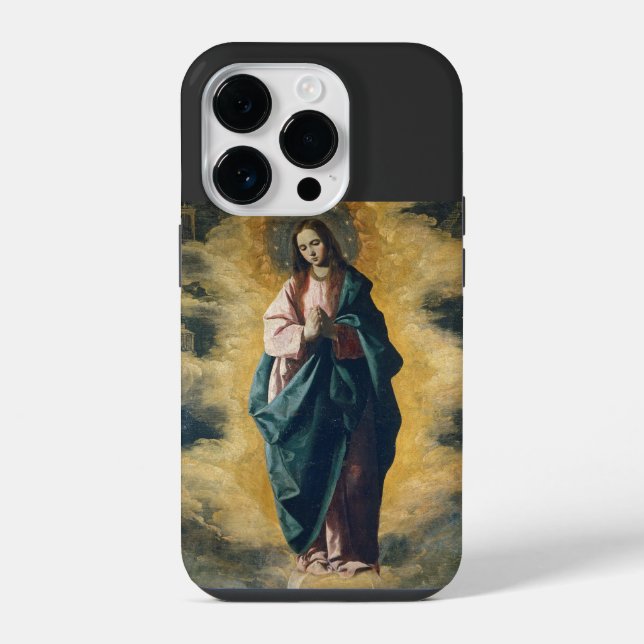 Coque iPhone L'Immaculée Conception Radiance Céleste Art (Verso)