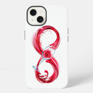 Etui iPhone 13 L'infini avec du vin rouge
