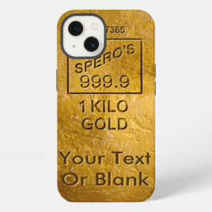 Etui iPhone 13 Lingot d'or
