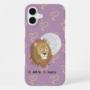 Coque iPhone 16 Plus Lion 23 juillet au 22 août Coques pour Apple iPhon