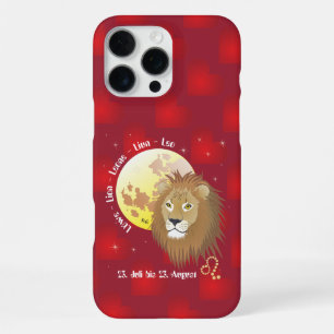 Coque iPhone 16 Pro Max Lion 23 juillet au 22 août  Coques pour iPhone