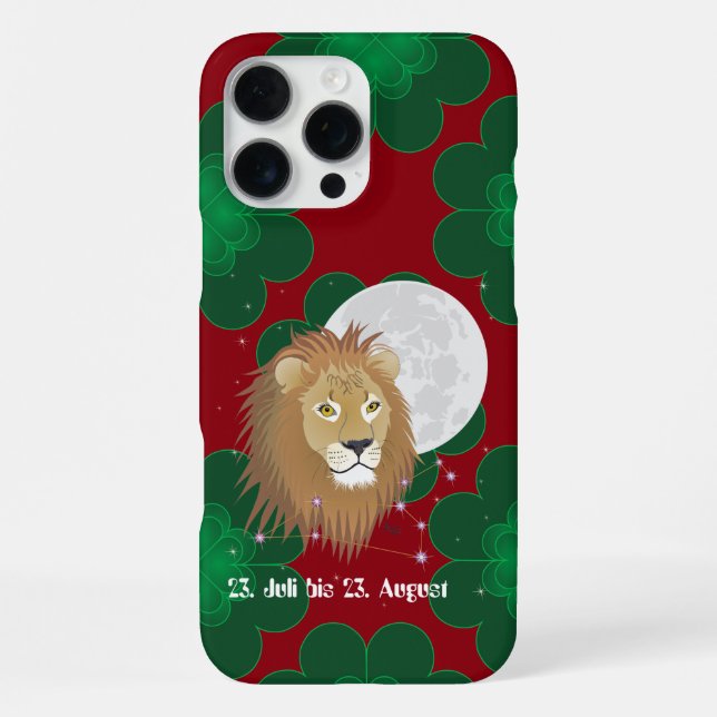 Coque iPhone Lion 23 juillet au 22 août Coques pour iPhone (Verso)