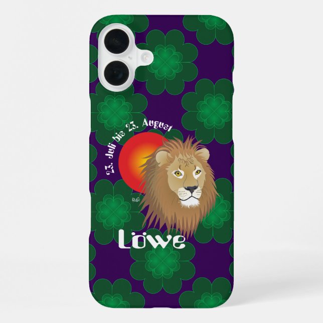 Coque iPhone Lion 23 juillet au 22 août Coques pour iPhone (Verso)
