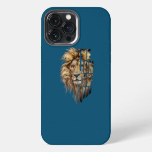 Etui iPhone 13 Pro Max Lion chrétien de Juda