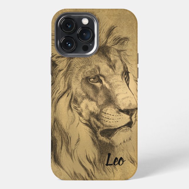 Coque iPhone Lion d'Or  (Verso)