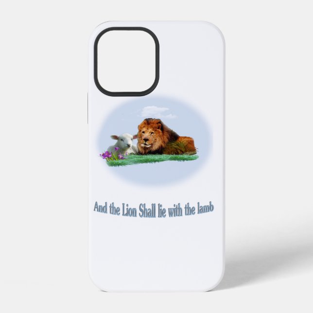 Coque iPhone Lion et l'Agneau (Verso)