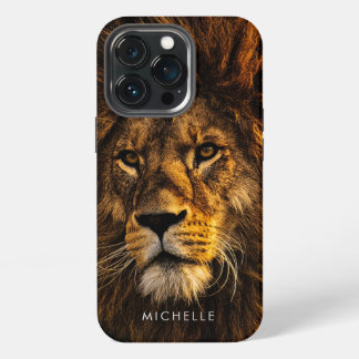 Etui iPhone 13 Pro Lion Majestic Personnalisé