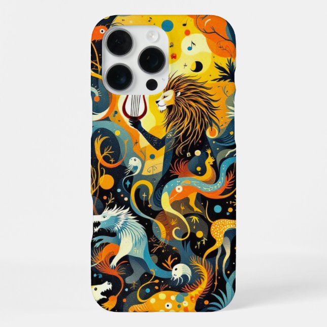 Coque iPhone  Lion Soleil  (Verso)