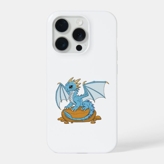 Coque iPhone Little Blue Dragon (Verso)