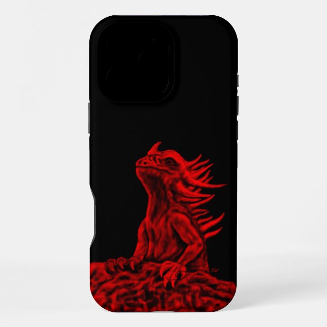 Coque iPhone Little red Dragon (Verso)