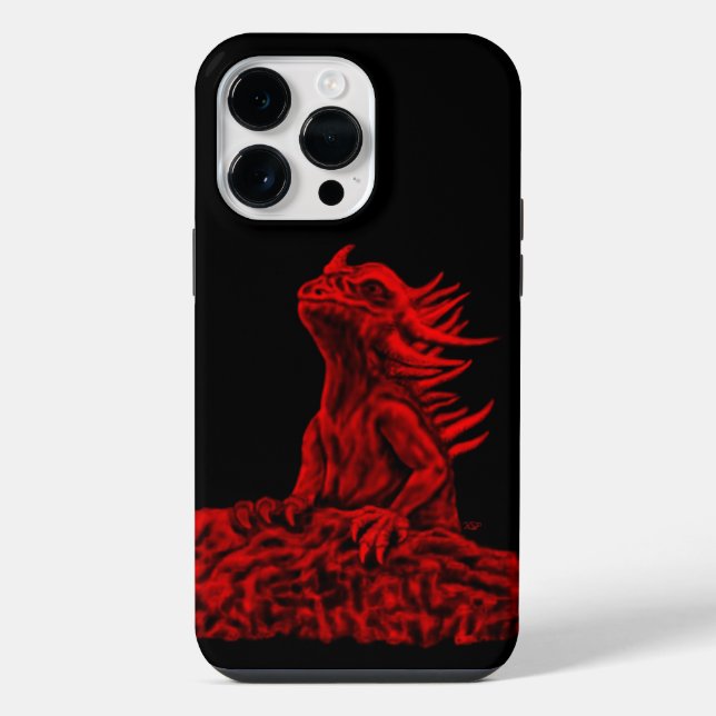 Coque iPhone Little red Dragon (Verso)