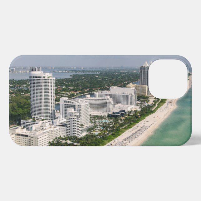 Coque iPhone Littoral | Urban Beach, Miami, Floride (Verso Horizontal)