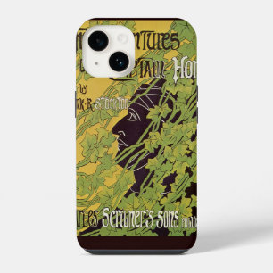 Coque Pour iPhone 14 Livre Art Nouveau Vintage, Aventures du Capitaine