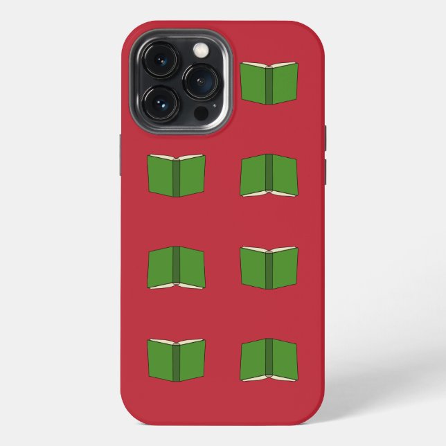 Coque iPhone Livre vert de dessin (Verso)