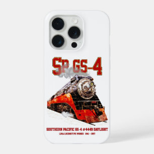 Coque iPhone 15 Pro Locomotive à vapeur classique Southern Pacific GS-