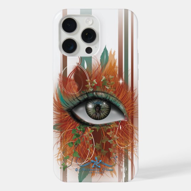 Coque iPhone L'oeil de Nikole (Verso)