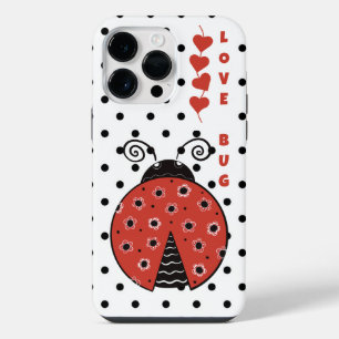 Coque Pour Pour iPhone 14 Pro Max Log Bug Ladybug Tough Phone Case