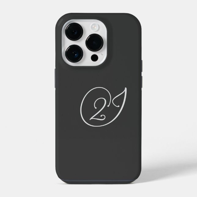 Coque iPhone Logo '2J' (Verso)