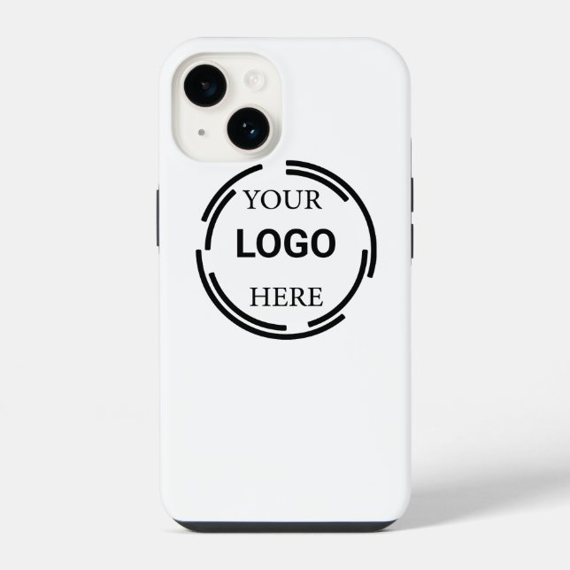 Coque iPhone Logo Business Moderne Conception Minimale (Verso)