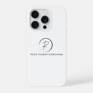 Coque iPhone 15 Pro Logo de signature de coaching de Russ Yeager