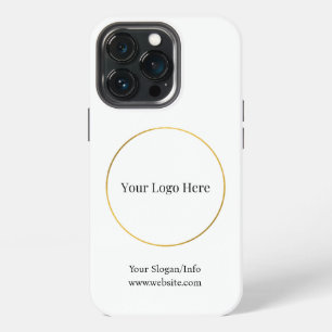 Etui iPhone 13 Pro Logo d'entreprise   Modèle de société moderne