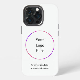 Etui iPhone 13 Pro Logo d'entreprise   Modèle d'entreprise moderne