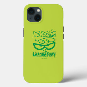 Etui iPhone 13 Logo du visage du Laboratoire de Dexter