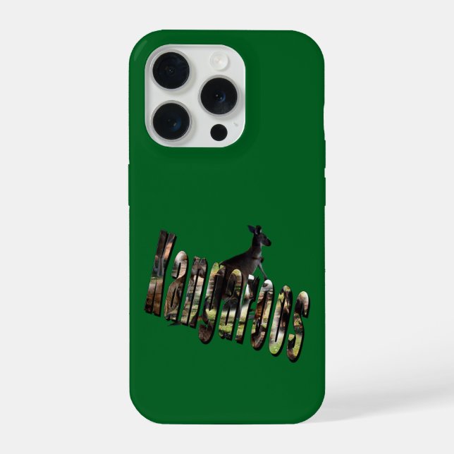 Coque iPhone Logo Image Kangourous, (Verso)