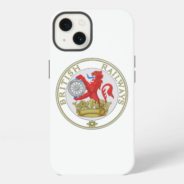 Coque iPhone logo Lion des British Railways (Verso)