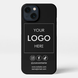 Etui iPhone 13 Logo Médias sociaux Coque BusinessiPhone