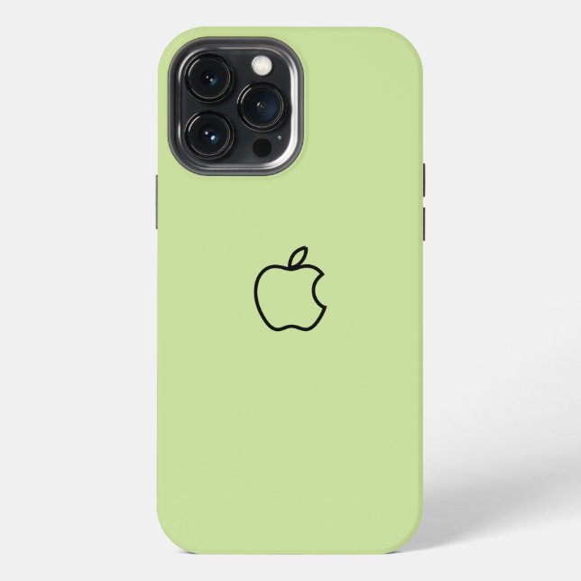 Coque iPhone Logo Olive Green Custom Fancy (Verso)