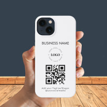 Logo professionnel personnalisé QR Code et texte p