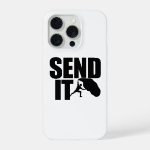 Coque iPhone 15 Pro Logo Send It Climbing – Libérez l'Aventure !