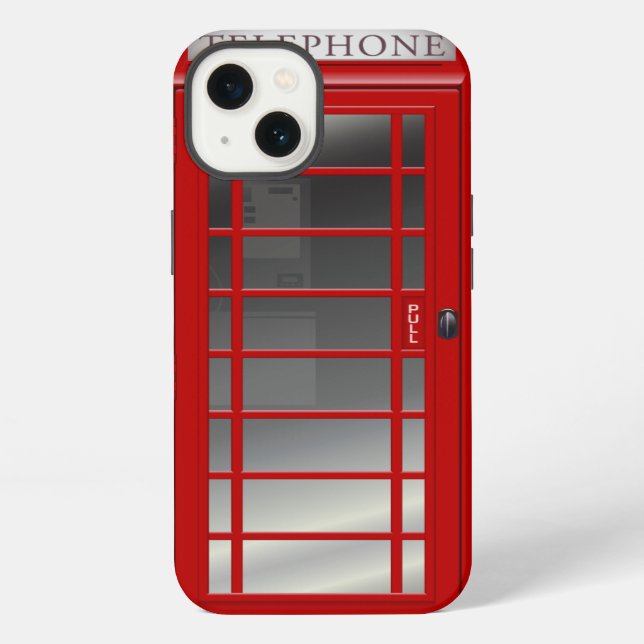 Coque iPhone London Red Phone Booth  Call Box (Verso)