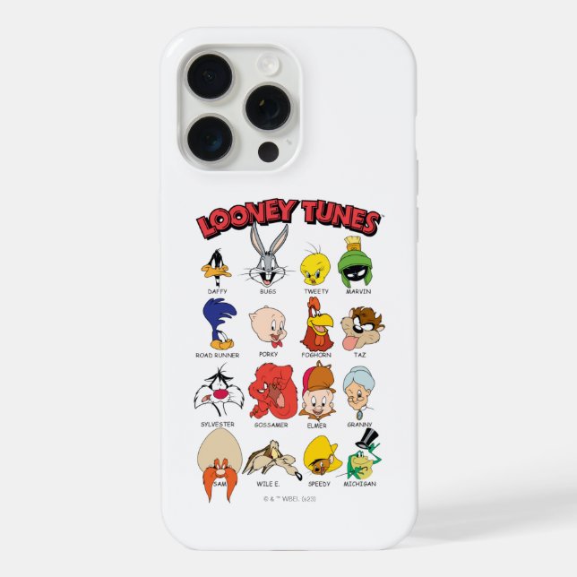 Coque iPhone LOONEY TUNES™ Têtes (Verso)