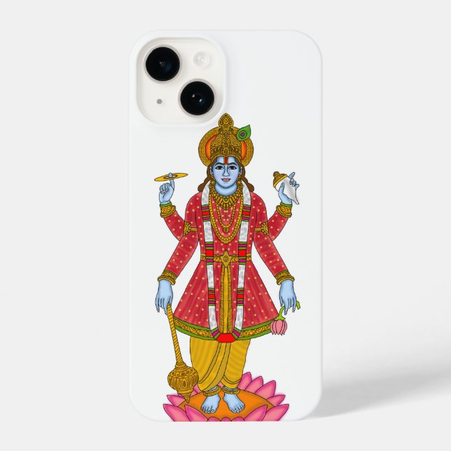 Coque iPhone Lord Vishnu Phone Case (Verso)