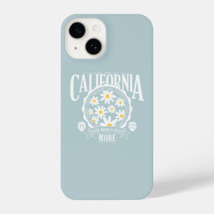 Coque Pour iPhone 14 Los Angeles California Floral Graphic