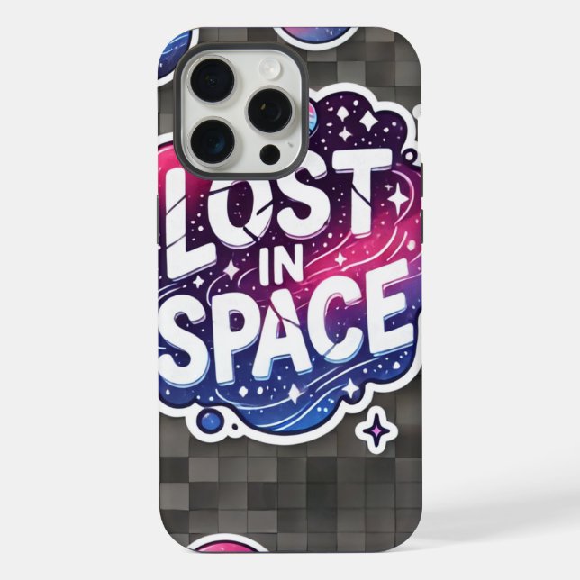Coque iPhone Lost in Space - Vibrant Galaxy Sticker (Verso)