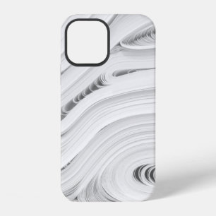 Coque iPhone 12 Lot de tissu blanc