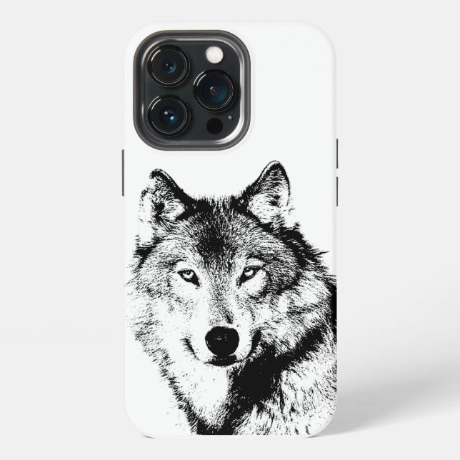 Coque iPhone Loup (Dos)