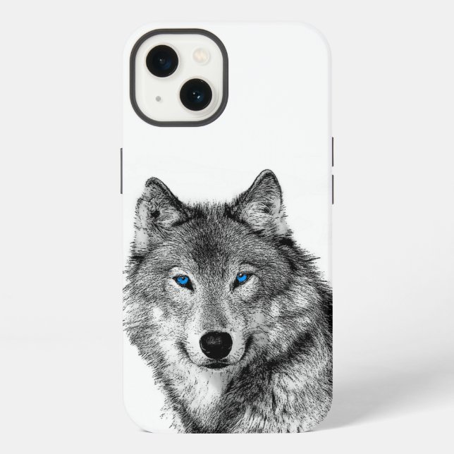 Coque iPhone Loup (Verso)