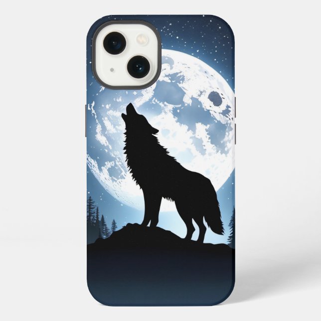 Coque iPhone Loup (Verso)
