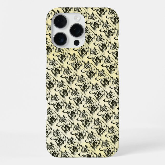 Coque iPhone Loup (Verso)
