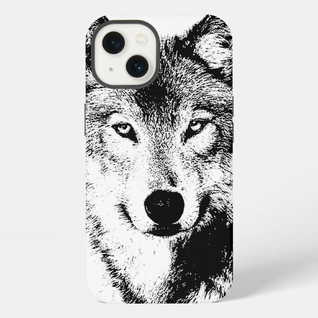 Coque iPhone Loup (Verso)